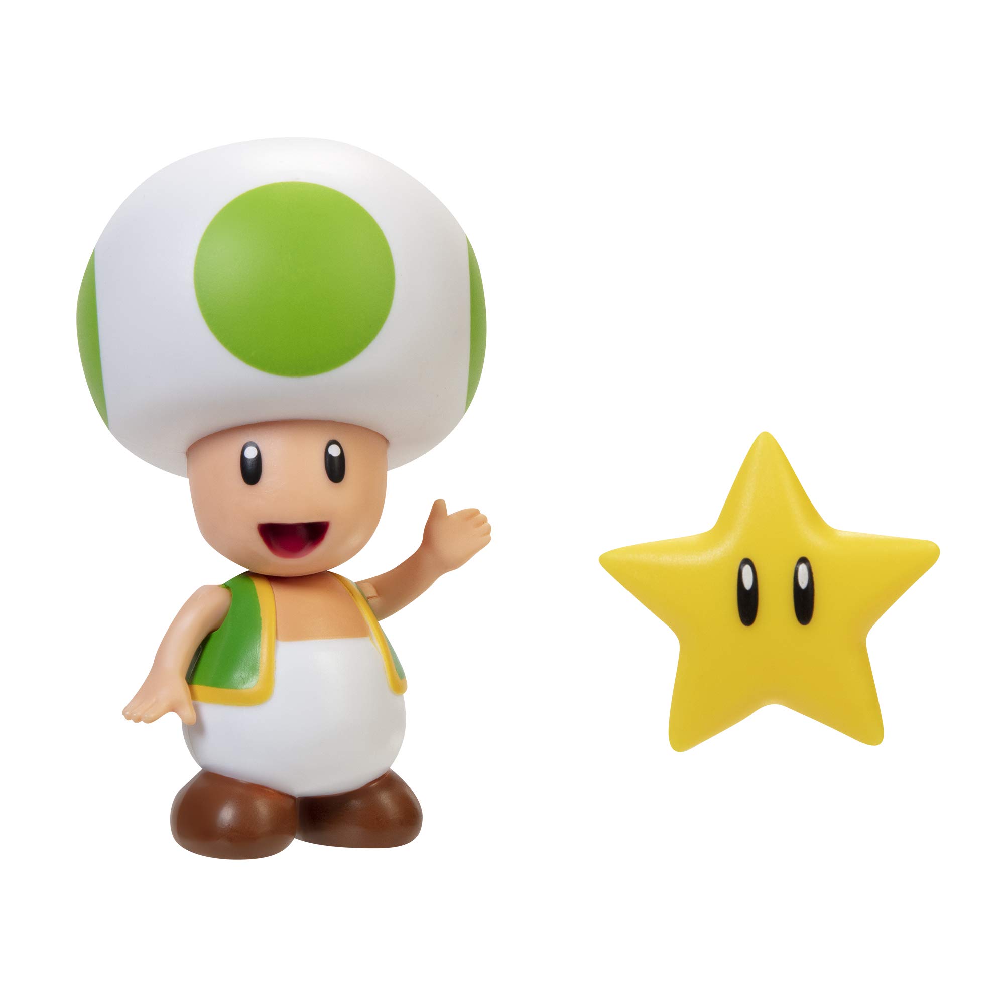 Amazon.com: Super Mario Action Figure 4 Inch Green Toad